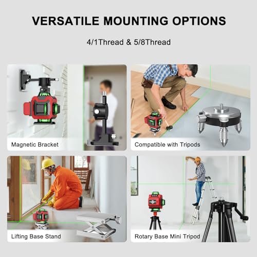 WEIDDW 4D Laser Level with 16 Lines Tool
