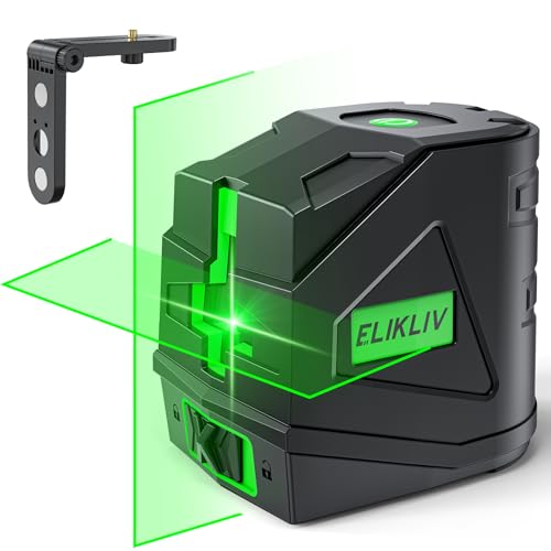 Elikliv Self-Leveling Green Cross Line Laser Tool