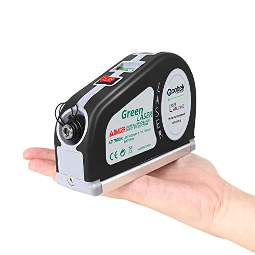 Qooltek Rechargeable Green Laser Level and Tape Measure