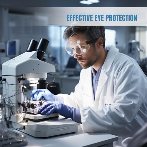 konqkin Anti-Fog Safety Goggles for Science Lab