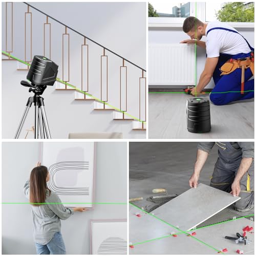 Elikliv Self-Leveling Green Cross Line Laser Tool