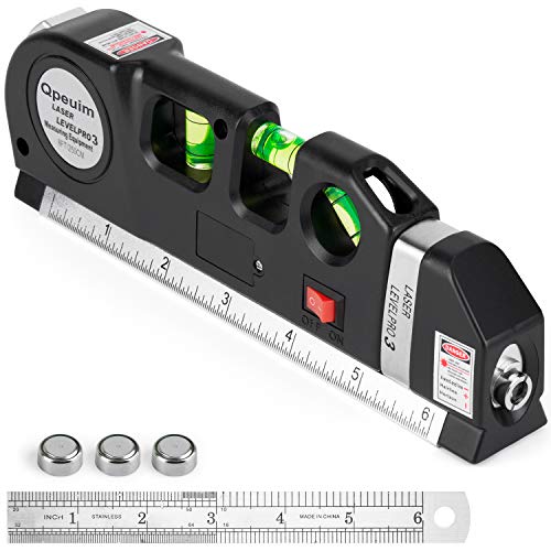 Multipurpose Laser Level Kit with Rulers