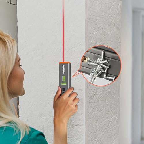 Magnetic Portable Laser Level - 15Ft Cross Line