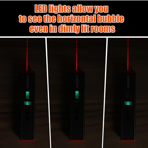 Magnetic Portable Laser Level - 15Ft Cross Line