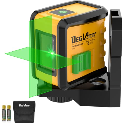 DEGLASERS 100ft Self-Leveling Green Laser Level