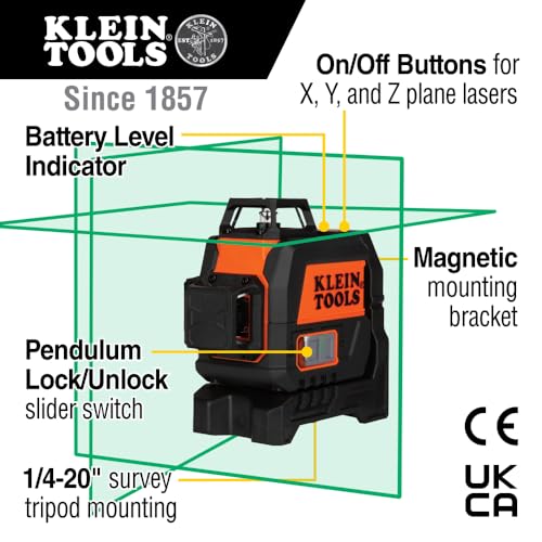 Klein Tools Compact Self-Leveling Green Laser Level