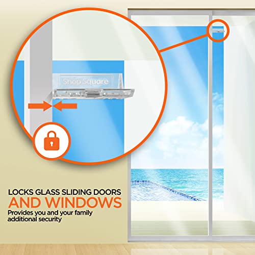 Home Safety Sliding Door Locks - 2 Pack