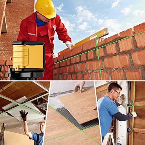 DEGLASERS 100ft Self-Leveling Green Laser Level