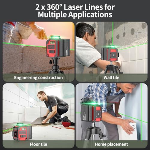 200ft Self-Leveling Green Laser Level Tool
