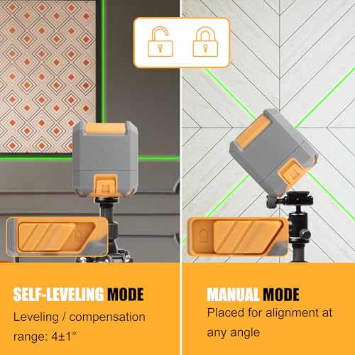 Mulwark 360° Self-Leveling Green Laser Level Tool