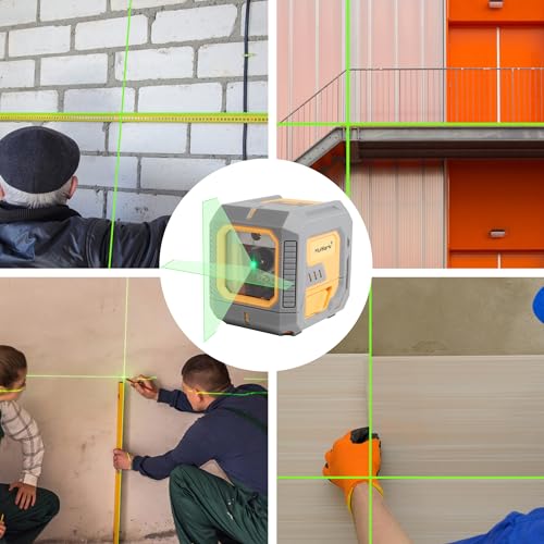 Mulwark 360° Self-Leveling Green Laser Level Tool
