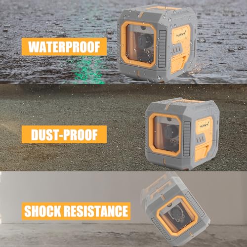 Mulwark 360° Self-Leveling Green Laser Level Tool