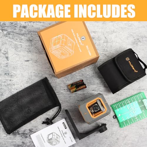 Mulwark 360° Self-Leveling Green Laser Level Tool