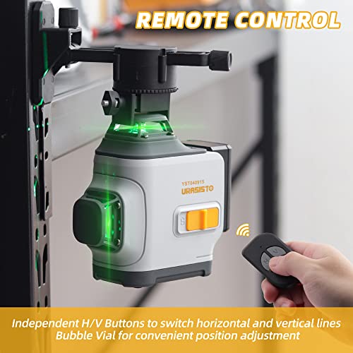 URASISTO 2 x 360 Green Beam Laser Level