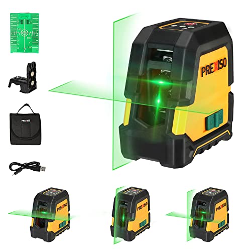 PREXISO 100Ft Self-Leveling Green Laser Level Tool