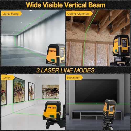 PREXISO 100Ft Self-Leveling Green Laser Level Tool