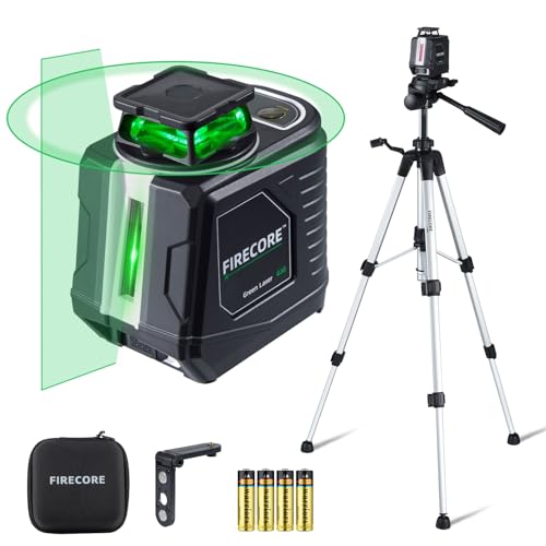 Firecore 360° Green Laser Level with Tripod