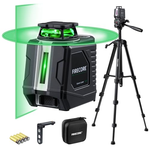 Firecore 360° Green Laser Level with Tripod