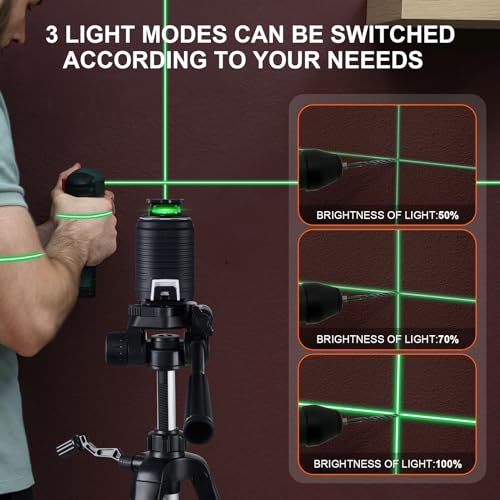 Firecore 360° Green Laser Level with Tripod