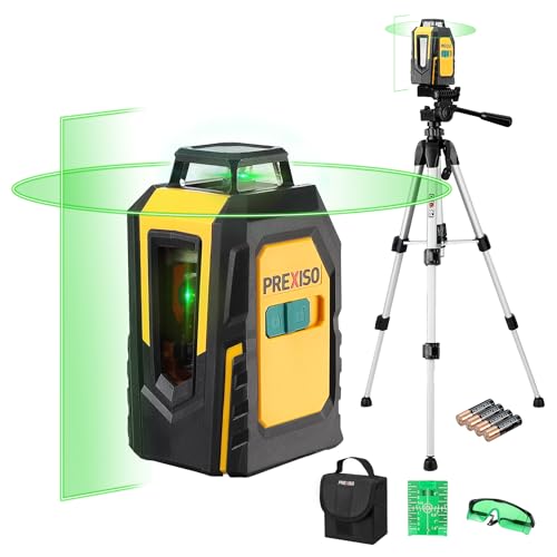 PREXISO 360° Green Laser Level with Tripod