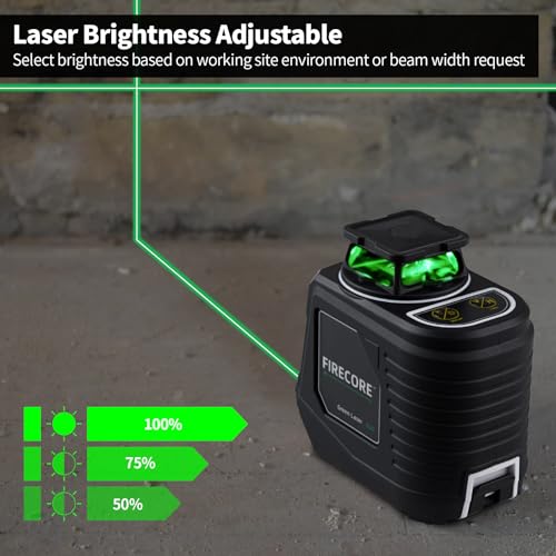 Firecore 360° Green Laser Level with Tripod