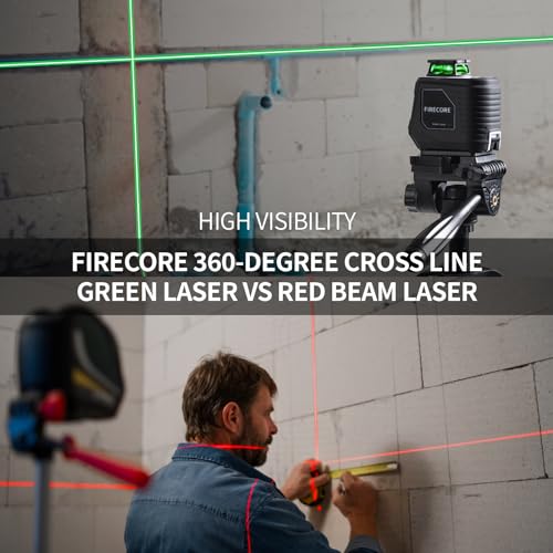 Firecore 360° Green Laser Level with Tripod
