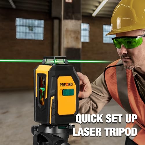 PREXISO 360° Self-Leveling Green Laser Level Tool