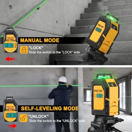 PREXISO 360° Self-Leveling Green Laser Level Tool