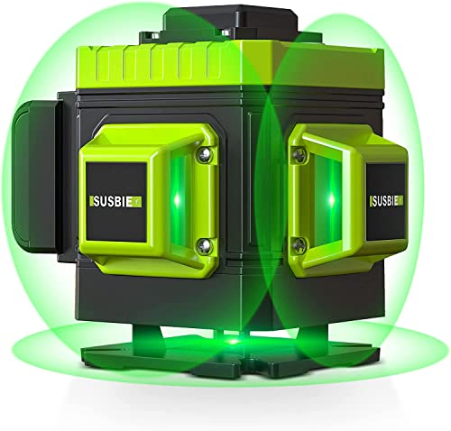 Susbies 3x360° Green Laser Level Tool
