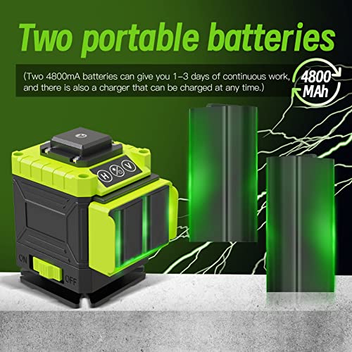 Susbies 3x360° Green Laser Level Tool