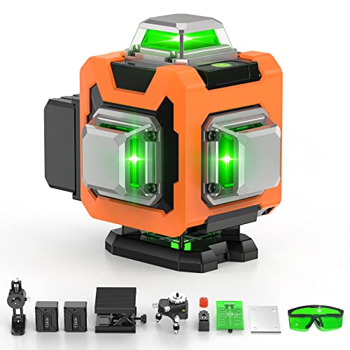 Elikliv 4D 360° Green Laser Level Tool