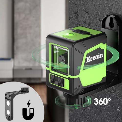 Green Self-Leveling Laser Level with 360-Degree Rotation