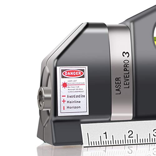 Multipurpose Laser Level and Tape Measure Combo