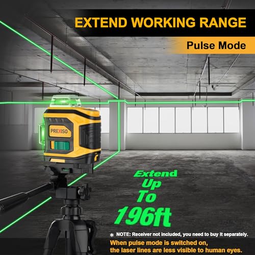 PREXISO 360° Self-Leveling Green Laser Level Kit