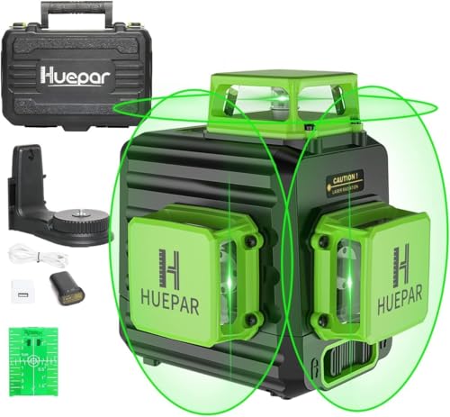 Huepar 360° Self-Leveling Laser Level Tool