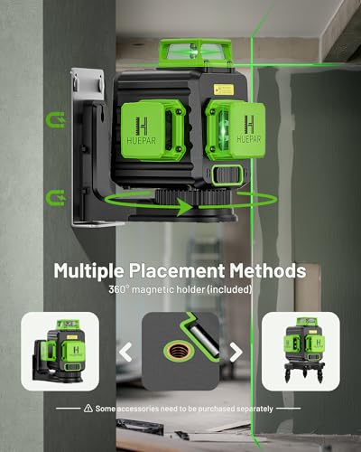 Huepar 360° Self-Leveling Laser Level Tool