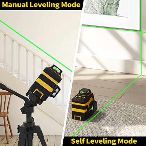 IKOVWUK 3x360° Green Laser Level Tool