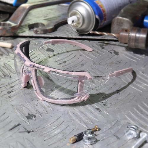 UKNOW Wraparound Safety Glasses with Anti-Fog Lenses