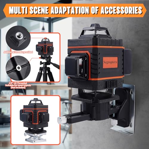 4D Green Laser Level with Rechargeable Batteries