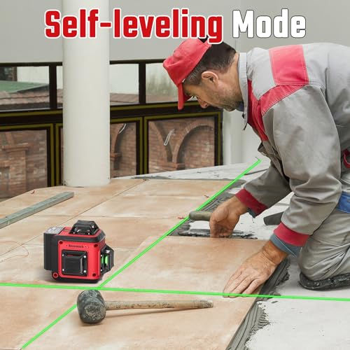 Revvstark 3D Cross Line Laser Level Kit