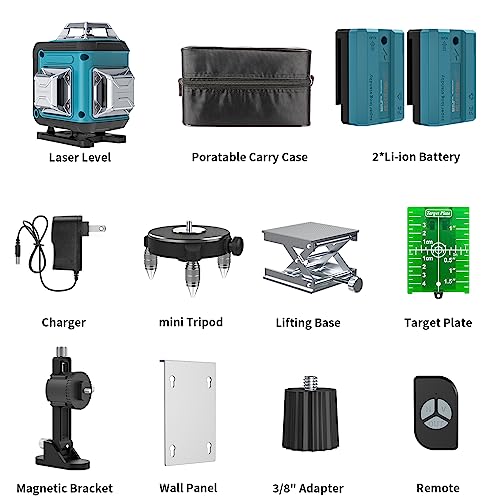 Catlyn 360° Green Laser Level Tool with Pulse