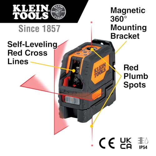 Klein Tools Laser Level with Magnetic Mount Clamp