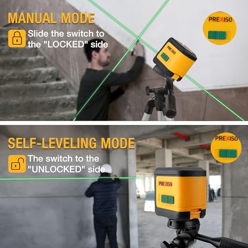 PREXISO 100Ft Green Laser Level with Tripod