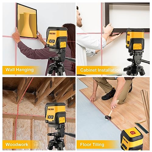 PREXISO Self-Leveling Cross Line Laser Level Tool