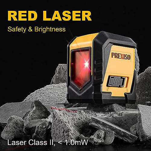 PREXISO Self-Leveling Cross Line Laser Level Tool