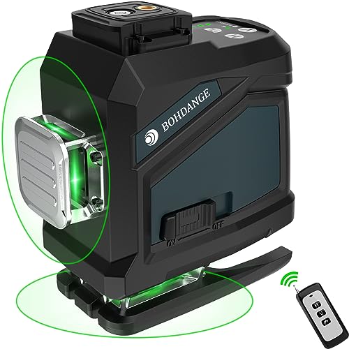 3D Green Laser Level with Magnetic Bracket