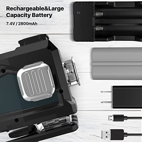3D Green Laser Level with Magnetic Bracket