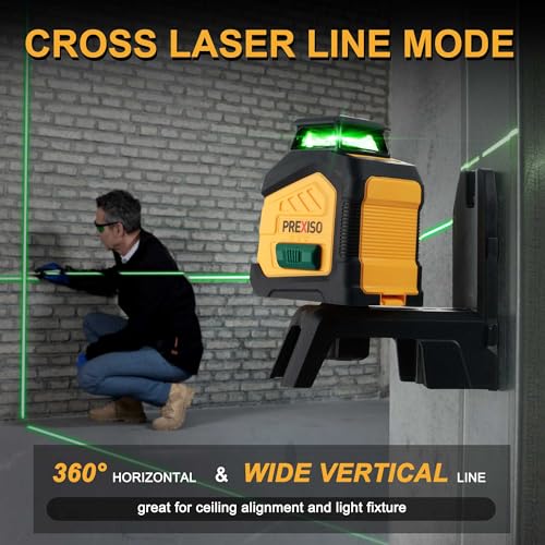 PREXISO 360° Self-Leveling Cross Line Laser Level