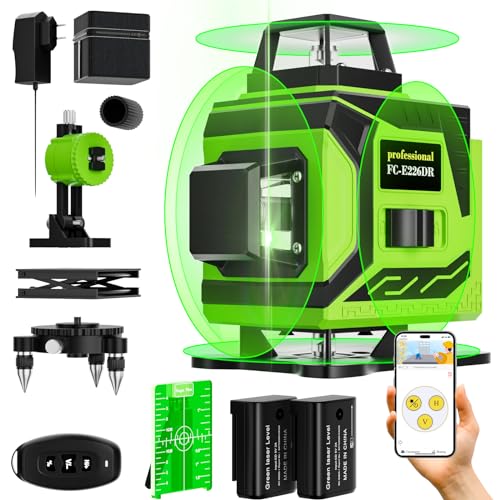 360° Self-Leveling Laser Level Tool with Remote