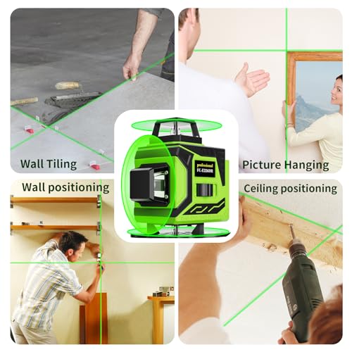 360° Self-Leveling Laser Level Tool with Remote